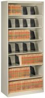 5UEZ2 Open Fixed File, Putty, 7 Shelves