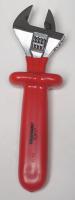 5UFY7 Insulated Adjustable Wrench, 8 in., Chrome