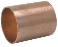 5UFZ9 Coupling, Dimple Stop, 1/2 In, Copper