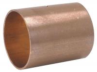5UGA0 Coupling, Dimple Stop, 3/4 In, Copper