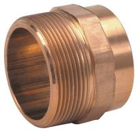 5UGA7 DWV Adapter, Copper to MNPT, Size 1-1/2In