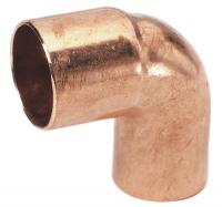 5UGC9 Elbow Close Rough, 90Deg, 3/4 In, Copper