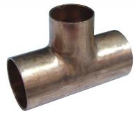 5UGD6 Reducing Tee, 1/2 x 1/2 x 1/4 In, Copper