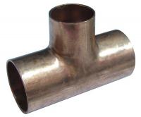 5UGD7 Reducing Tee, 1/2 x 1/2 x 1/8 In, Copper