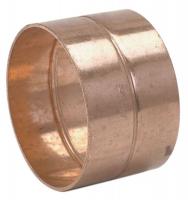 5UGE9 DWV Coupling, 1-1/2 In, Copper, OD 1-5/8&quot;