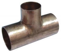 5UGG3 Reducing Tee, 2 x 2 x 1-1/4 In, Copper