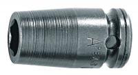 5UGH3 Impact Socket, 1/4 Dr, 6 Pt, 1/2 In