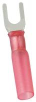 5UGJ8 Fork Terminal, Red, 22 to 16 AWG, PK25