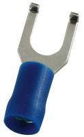 5UGL3 Fork Terminal, Blue, 16 to 14 AWG, PK100