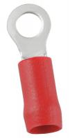 5UGL9 Ring Terminal, Red, Butted, 22 to 16, PK100