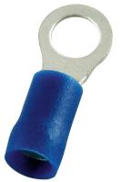 5UGN0 Ring Terminal, Blue, Butted, 16 to 14, PK100