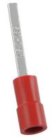 5UGP3 Pin Terminal, Red, Butted, 22 to 16, PK100