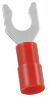 5UGR4 Fork Terminal, Red, 22 to 16 AWG, PK100