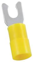 5UGR6 Fork Terminal, Yellow, 12 to 10 AWG, PK50