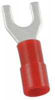 5UGT6 Fork Terminal, Red, 22 to 16 AWG, PK100