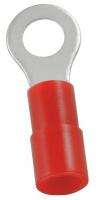 5UGU2 Ring Terminal, Red, Butted, 22 to 16, PK100