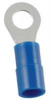 5UGU3 Ring Terminal, Blue, Butted, 16 to 14, PK100