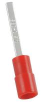 5UGU5 Pin Terminal, Red, Butted, 22 to 16, PK100