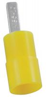 5UGU7 Pin Terminal, Yellow, Butted, 12-10, PK50