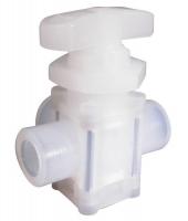 5UPV5 Diaphragm Valve, 3-Way, 1/4 In., FNPT