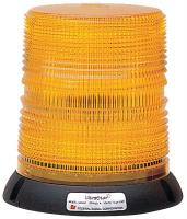 5UVL7 Strobe Light, LED, Amber, Perm, 6-1/2 Dia