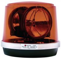 5UVN7 Strobe, Halogen, Amber, Perm, Rnd, 8-1/2 Dia