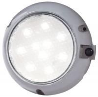 5UVU6 Dome Lamp, Surface Mnt, LED, Dia 5 29/32 In