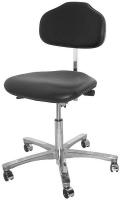 5UYF2 ESD/Cleanroom Task Chair, 300 lb.