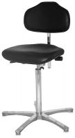 5UYF3 ESD/Cleanroom Task Chair, Vinyl/Fabric