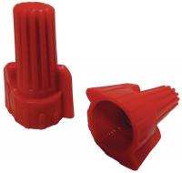 5UYJ8 Wire Connector Wing, Red, PK100