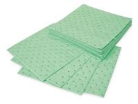 5UZ77 Absorbent Pads, 12 In. W, 12 In. L, PK 200