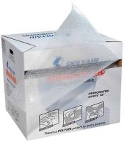 5VGH5 Adhesive Bubble Roll, 24In x 150 ft, Clear