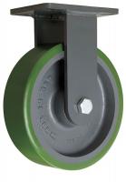 5VF89 Rigid Plate Caster, 3000 lb, 10 In Dia