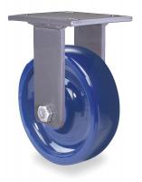 5VG69 Rigid Plate Caster, 1000 lb, 6 In Dia