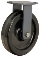 5VG72 Rigid Plate Caster, 1400 lb, 8 In Dia