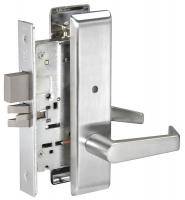 4ECF8 Mortise Lockset, Lever, Privacy, Grd. 1