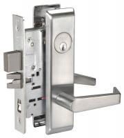 4ECF9 Mortise Lockset, Lever, Entrance/Apartment