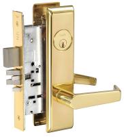 4ECG6 Mortise Lockset, Lever, Classroom Intruder