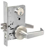 4ECH1 Heavy Duty Mortise Lockset, Lever