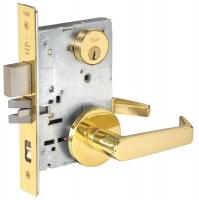 5VRK3 Mortise Lockset, Lever, Classroom Intruder