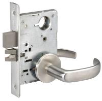 4ECP8 Heavy Duty Mortise Lockset, Lever, Privacy