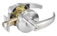 5VRU8 Door Lever Lockset, Curved, Storeroom