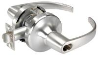 6HGY0 Heavy Duty Lever Lockset, Curved