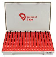 5VUD9 Pin Gage Set, Minus, 0.011-0.250 In, Black