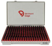 5VUE1 Pin Gage Set, Minus, 0.251-0.500 In, Black