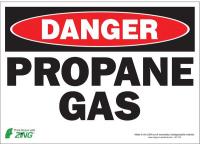 5VXF1 Danger Sign, 10 x 14In, R and BK/WHT, ENG