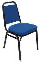 5VXZ0 Stack Chair, Blue Fabric