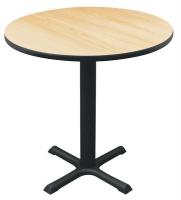 5VXZ9 Pedestal Table, 29x36, Natural