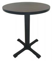 5VYA0 Pedestal Table, 29x36, Gray