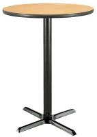 5VYC4 Pedestal Table, 41-1/2x42, Natural